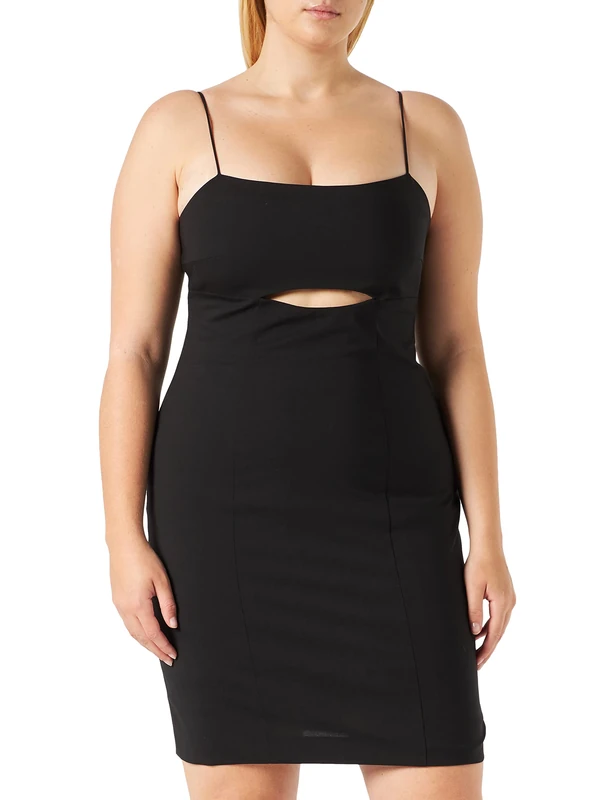 HUGO Women's Kemesi Dress, Black1, Regular fit