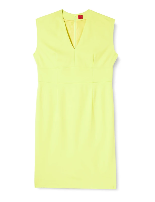 HUGO Women's Kemanda Dress, Bright Yellow735, Regular fit