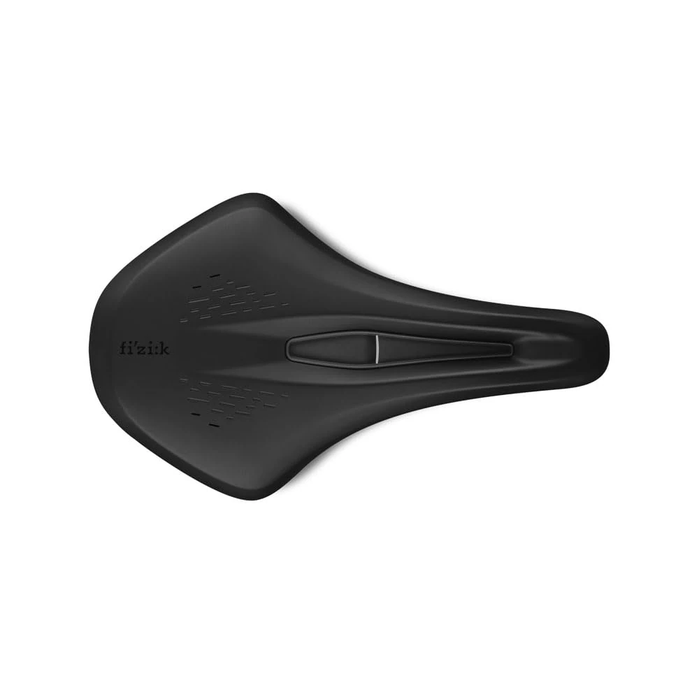 Fizik Terra Argo X1 Gravel Bike Saddle, Carbon Reinforced Shell and Carbon Rails, 160mm Width, Black