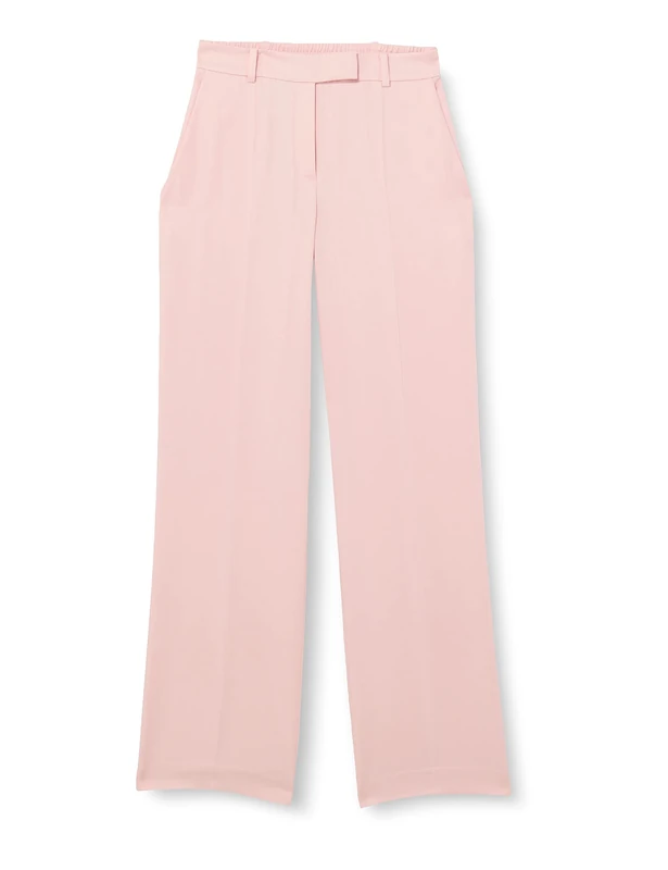 HUGO Women's Helusi-1 Trousers, Light/Pastel Pink688, Relaxed fit
