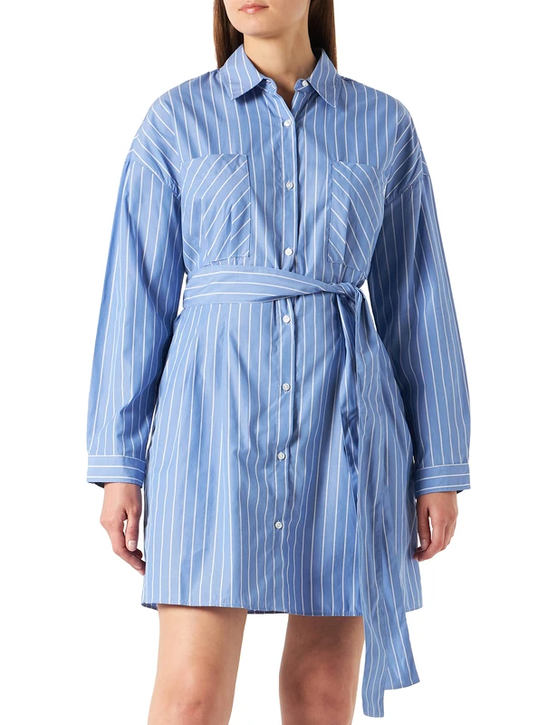 HUGO Women's Kelenn Dress, Medium Blue425, not specified
