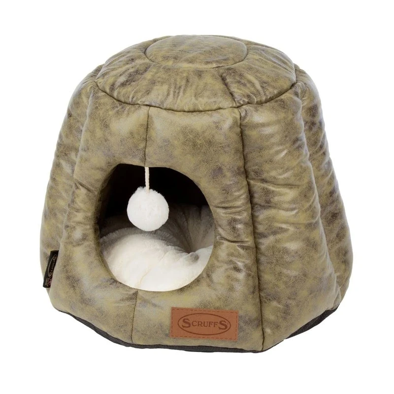 Scruffs Knightsbridge Cat Bed Olive