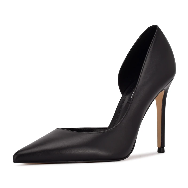 Nine WEST Women's Folowe Pump, Black, 3.5 UK
