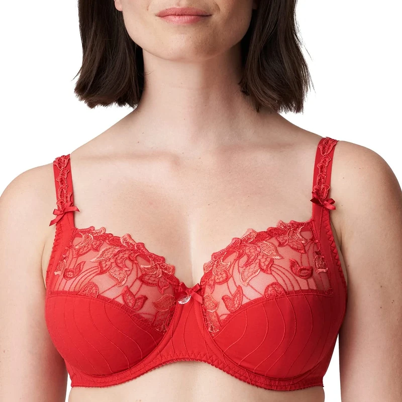 Primadonna - Deauville Scarlet Underwired Underwired Bra, Red, 32FF