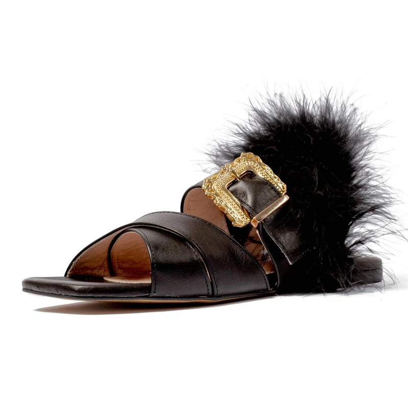 L37 HANDMADE SHOES INDIAN SUMMER, Sandal, Black,