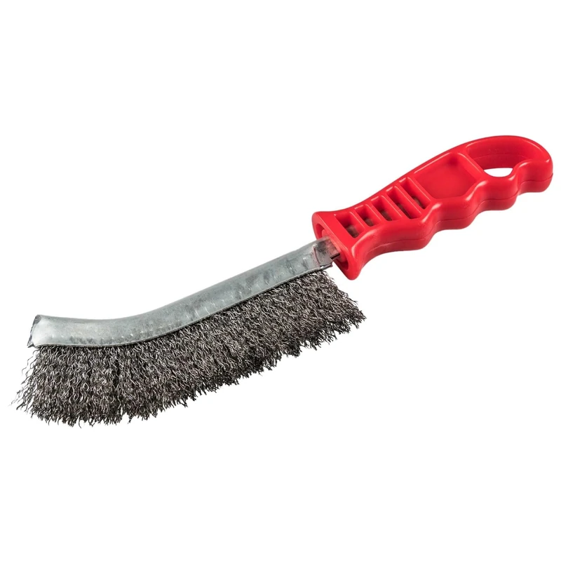 Klingspor 358324 Special Hand Brush 140 x 25 x 265 mm Plastic Handle 0.3 Stainless Steel Pack of 24