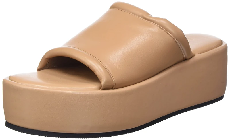 L37 HANDMADE SHOES Women's Piece of Heaven Sandal, Tan, 2 UK