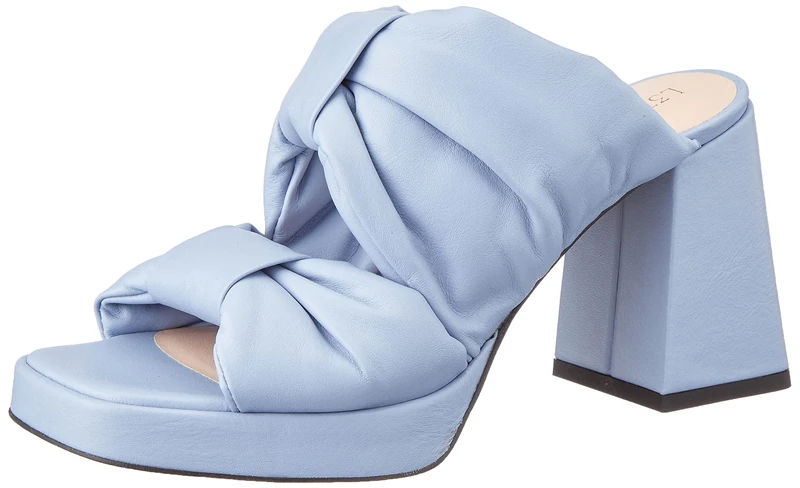 L37 HANDMADE SHOES Women's Heart ON FIRE Heeled Sandal, Blue, 10 UK