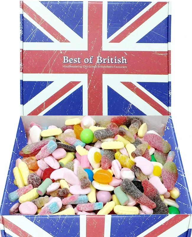 Pick and Mix Sweets Hamper: Pick N Mix Retro Sweets Gift Box. Quality Birthday Gift For Kids, Men & Women: 900g