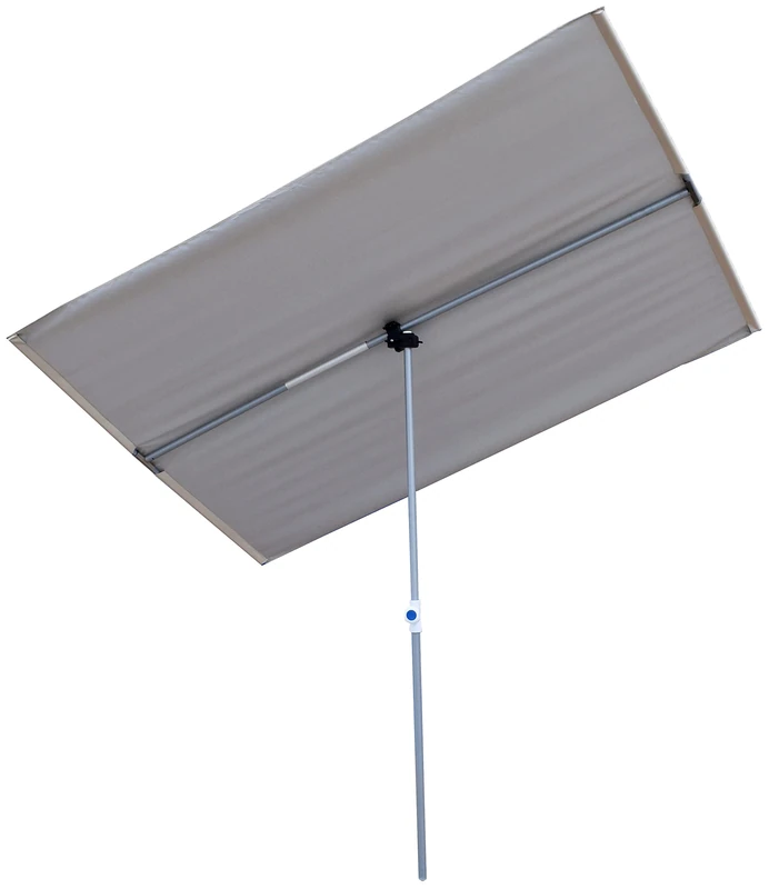 pincho Sombrilla, toldo - Protection Solar UPF 50+, Surface 180 x 130 cm, Adjustable, Waterproof polyester color beige, beige, Grande - Image 1