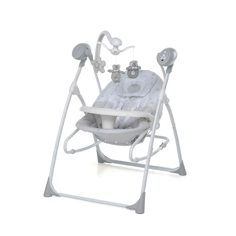 Foppapedretti Dolcestella Musical Swinging Bouncer, Musical Swing with Melodies, for Babies from Birth to 9 kg, Seat Movement Device, Remote Activation Remote Control