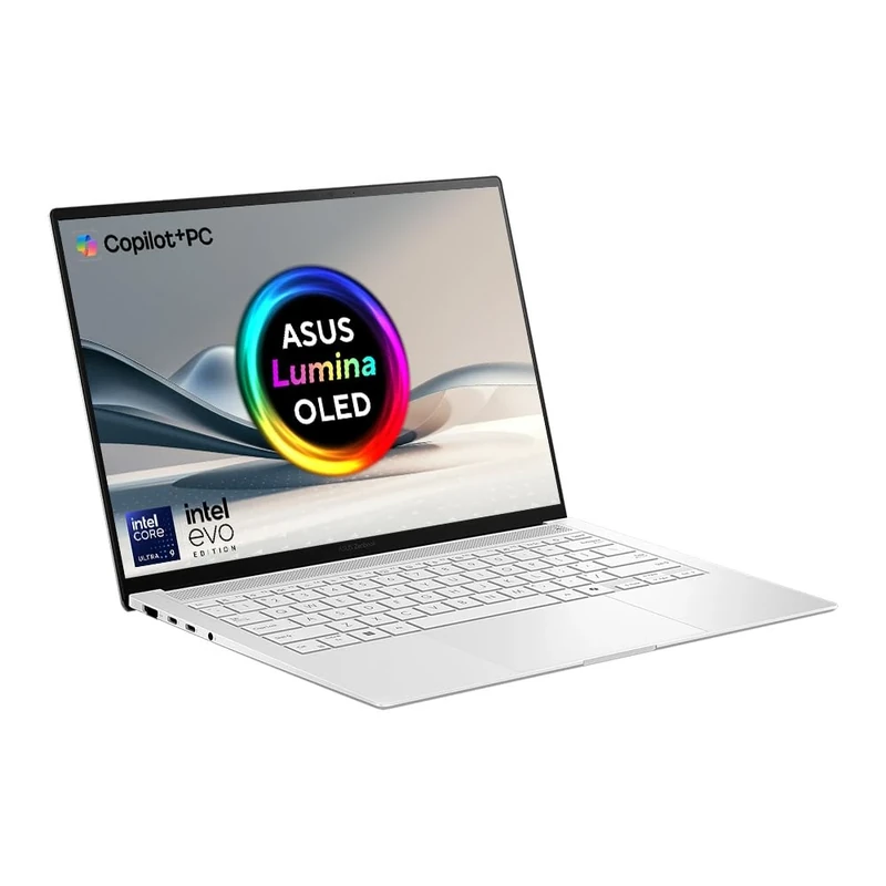 ASUS Zenbook S14 UX5406SA OLED 14.0" 3K 120Hz Touchscreen OLED Laptop (Intel Core Ultra 9-288V, 32GB RAM, 1TB PCIe SSD, UK Layout Backlit Keyboard, Windows 11 Home, Copilot+ PC)