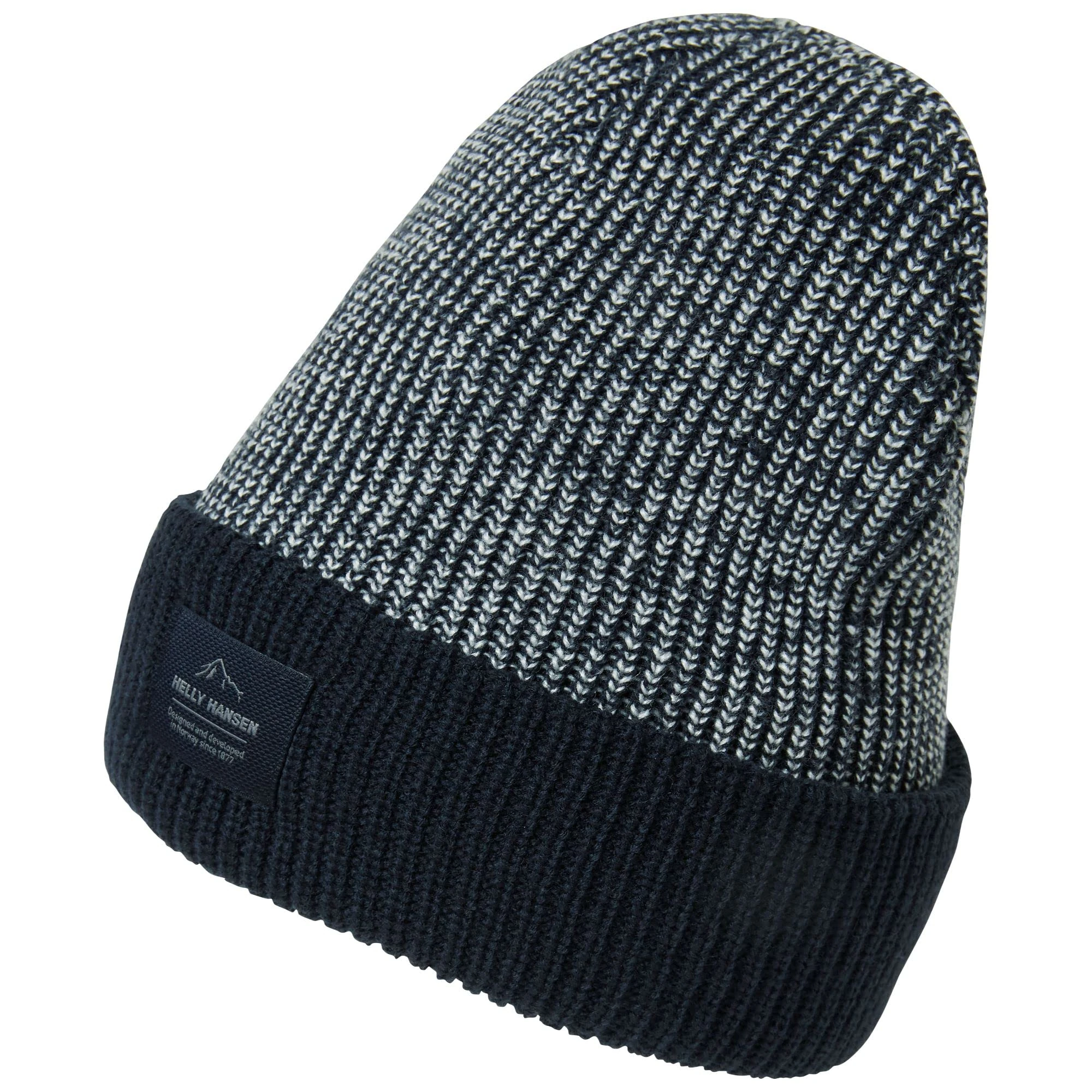 Helly Hansen Men's Logo Cuff Beanie, Navy, STD