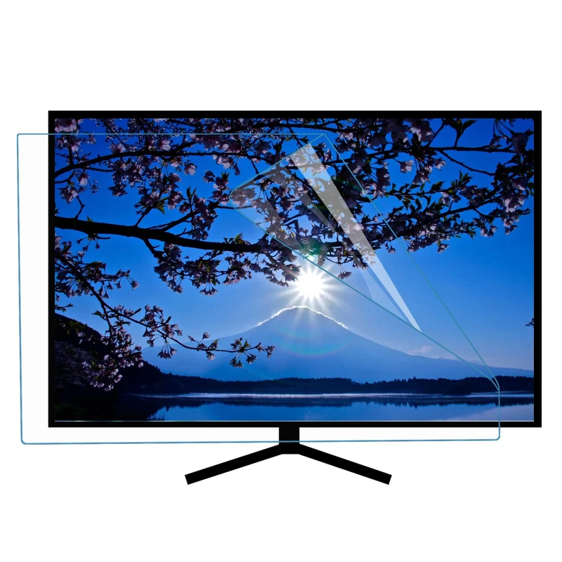 Anti Blue Light 42-46 Inch Tv Screen Protector, Matte Anti-glare Film Relieve Screen Filter Relieve Eye Fatigue Ultra-clear, for Lcd, Led, Oled and Qled 4k Hdtv,Matte-43inch(942x529mm)