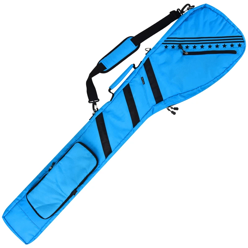 Big Teeth Sunday Golf Bag - Lightweight Foldable Nylon Bag Small Travel Bag with Zip