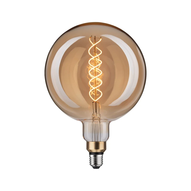 Paulmann 28868 LED Lamp 1879 BigGlobe Filament Warm White 400 lm 7 Watt Dimmable Gold Vintage 1800 K E27 Light Bulb