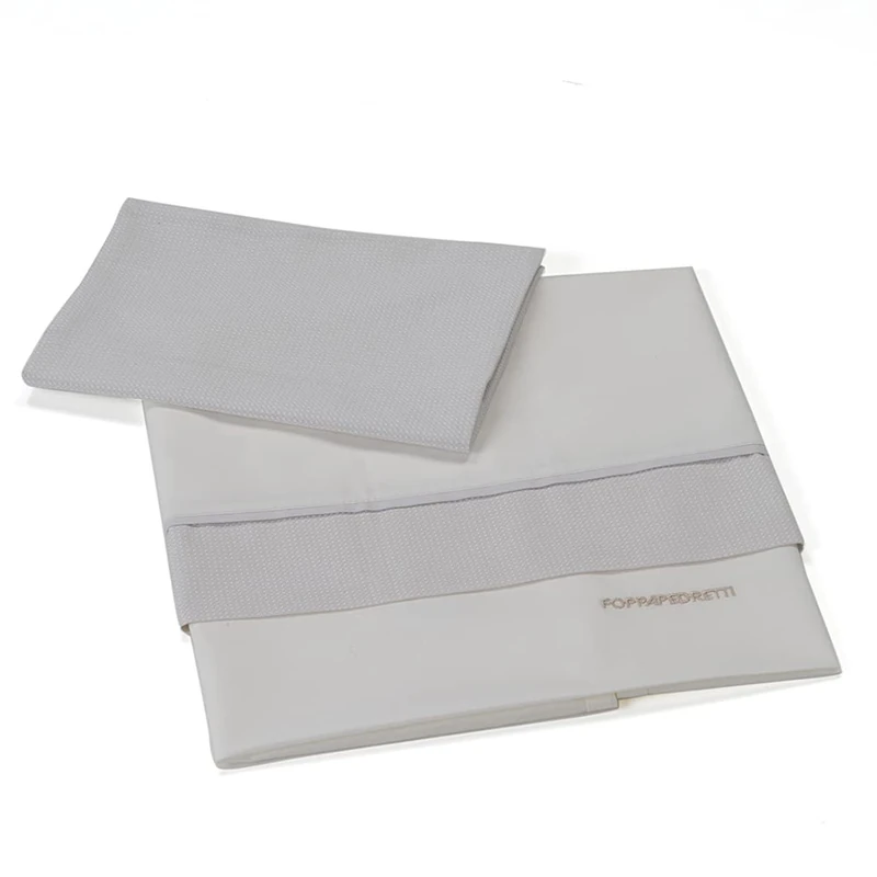 Foppapedretti Cot Bed Sheet 100% Cotton Beige