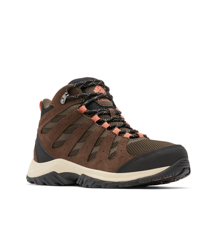 Columbia Women's Redmond 3 Mid WP waterproof mid rise hiking boots, Brown (Cordovan x Dark Coral), 7 UK