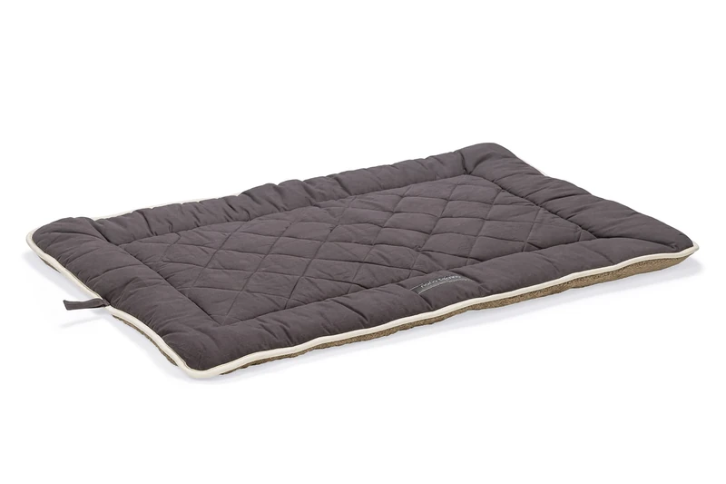 Beeztees DGS Nano Canvas Sleeper Cushion L 121 cm W 78 cm H 3.5 cm Grey