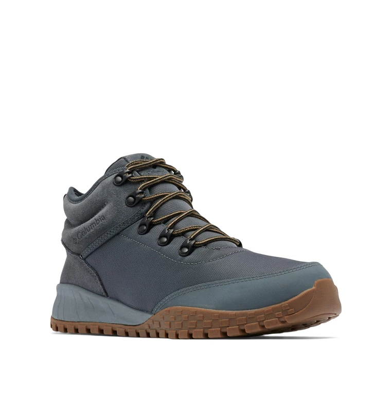 Columbia FAIRBANKS MID Waterproof Men's Mid Rise Trekking And Hiking Boots, Grey (Graphite x Delta), 7 UK