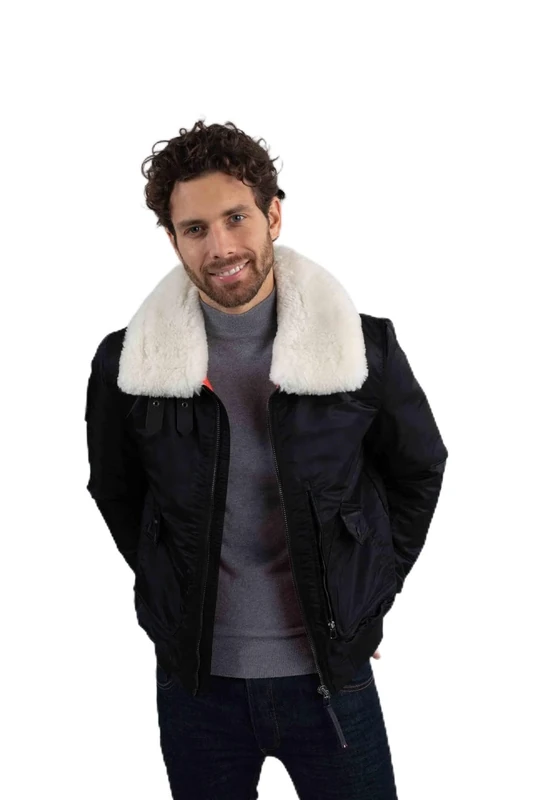 REDSKINS-PAF Men's Aircraft Falcon Jacket, Black, L