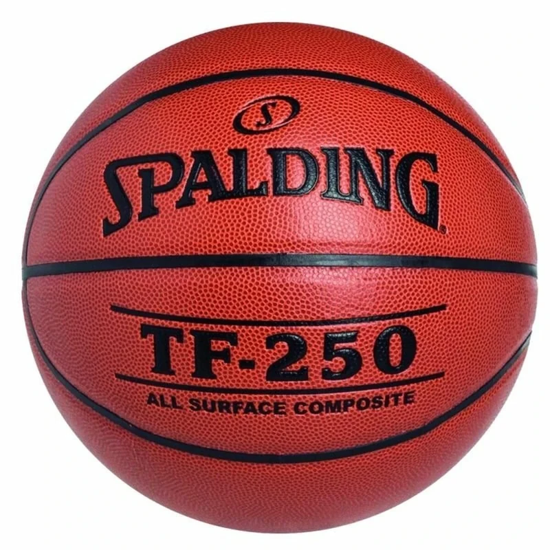 Spalding – TF-250 - Basketball ball - Size 6 - Basketball - Certified ball – High durability - Indoor and Outdoor - Anti-slip - Excellent grip