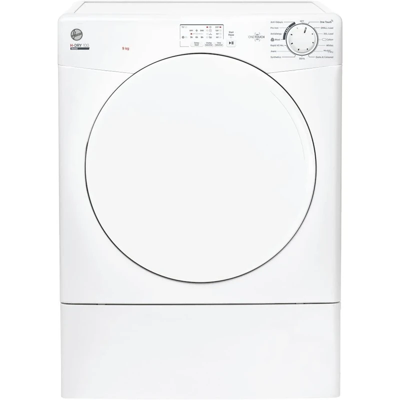 Hoover HLEV9LF 9Kg Vented Tumble Dryer in White Sensor NFC C Rated