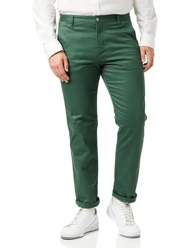 Dockers Men's, ALPHA ORIGINAL KHAKI Pants, Green, 29W / 32L