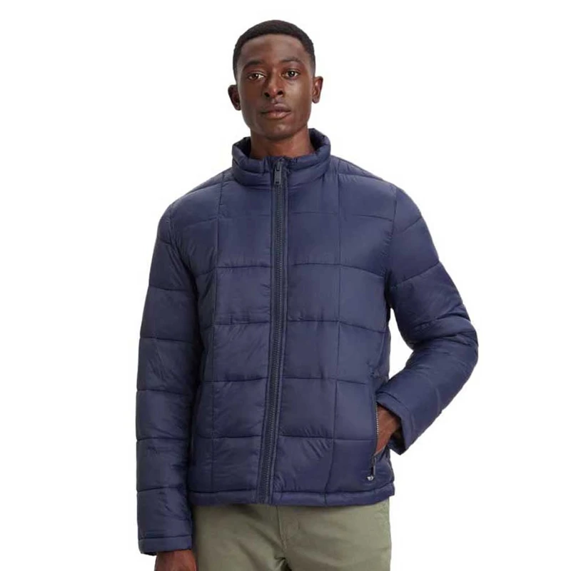 Dockers Men's Nylon Lightweight Quilted Jacket Nylon Lightweight Quilted Jacket, Navy Blazer, S