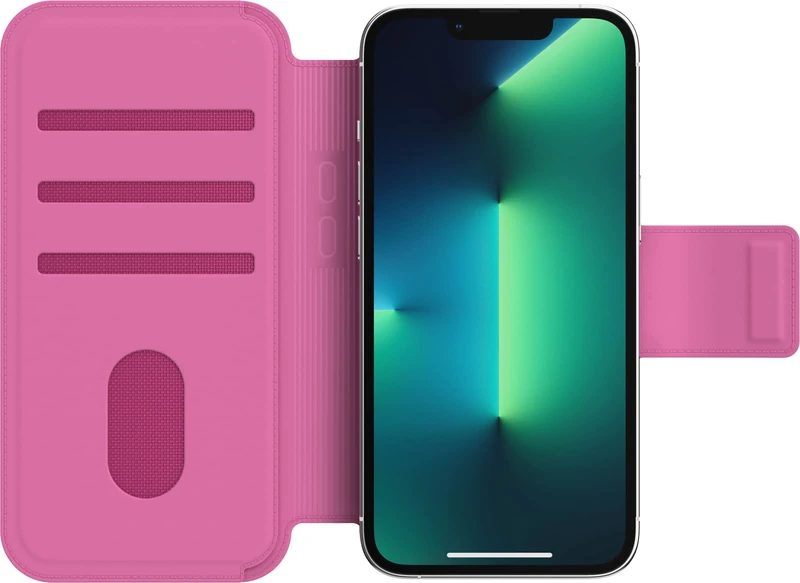 OtterBox Detachable Folio Wallet (Case Sold Separately) for iPhone 12, 12 Pro, 13, & 13 Pro - Strawberry Pink