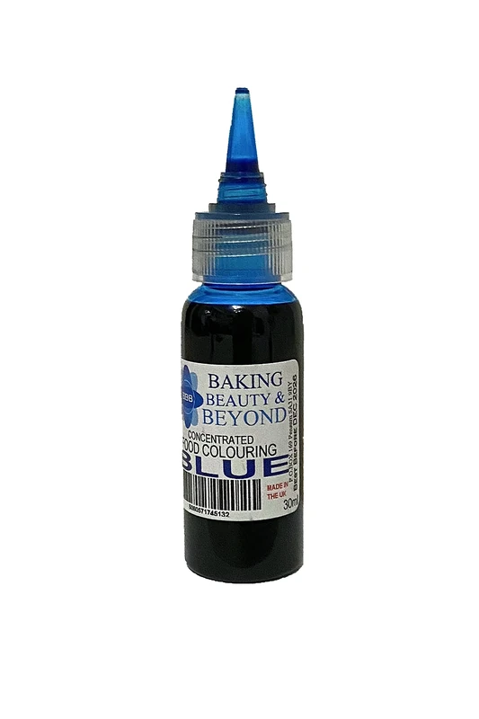 Baking Beauty and Beyond Concentrated Liquid Food Colouring 30ml Blue