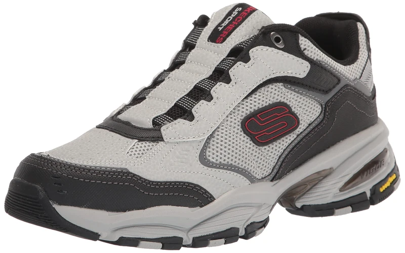 Skechers Men's Vigor 3.0 Slipper Loafer, Grey Black, 10.5 UK