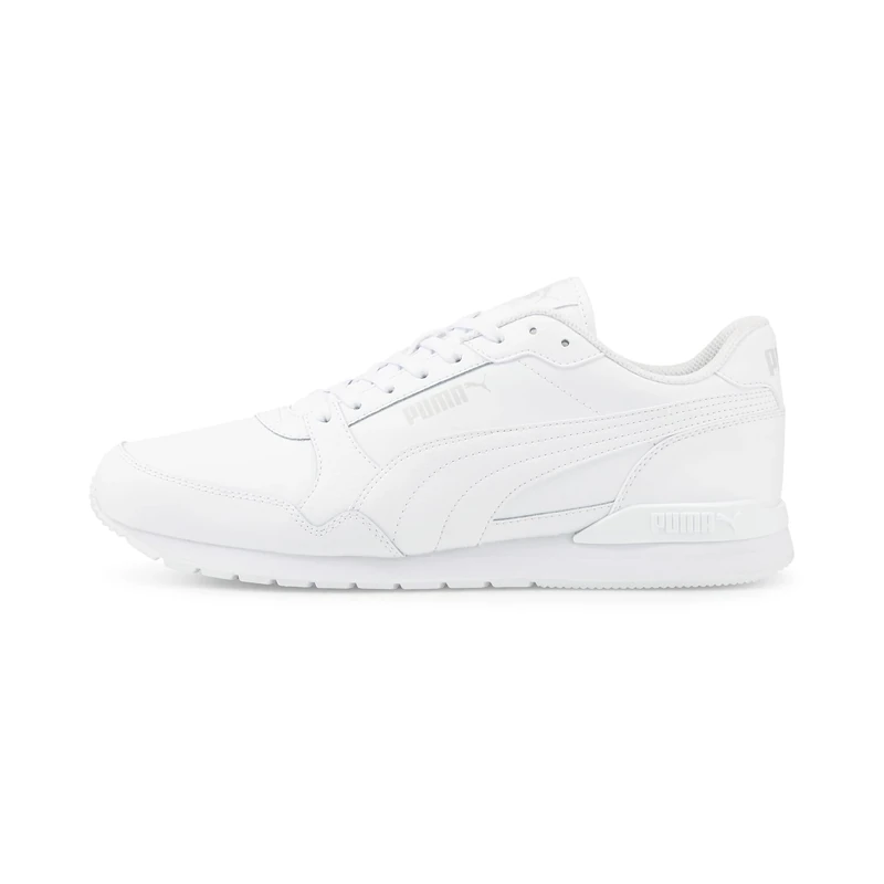 Puma Unisex Adults St Runner V3 L Sneakers, Puma White-Puma White-Gray Violet, 9.5 UK