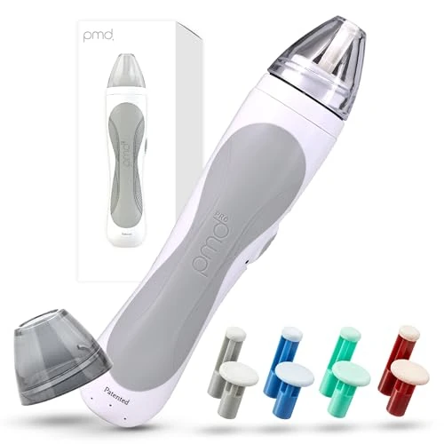PMD Personal Microderm Pro - At-Home Microdermabrasion Machine with Kit for Face & Body - Exfoliating Crystals and Vacuum Suction for Fresh and Radiant Skin - High & Low Speed Options