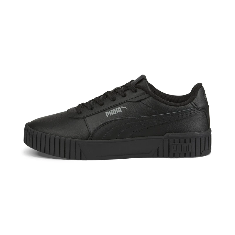 Puma Women Carina 2.0 Sneakers, Puma Black-Puma Black-Dark Shadow, 7 UK