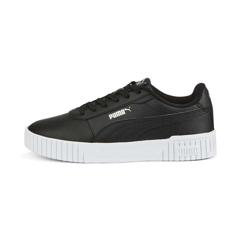 Puma Women Carina 2.0 Sneakers, Puma Black-Puma Black-Puma Silver, 5 UK