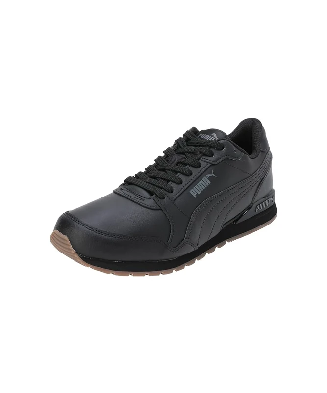 Puma Unisex Adults St Runner V3 L Sneakers, Puma Black-Puma Black-Gum, 3.5 UK