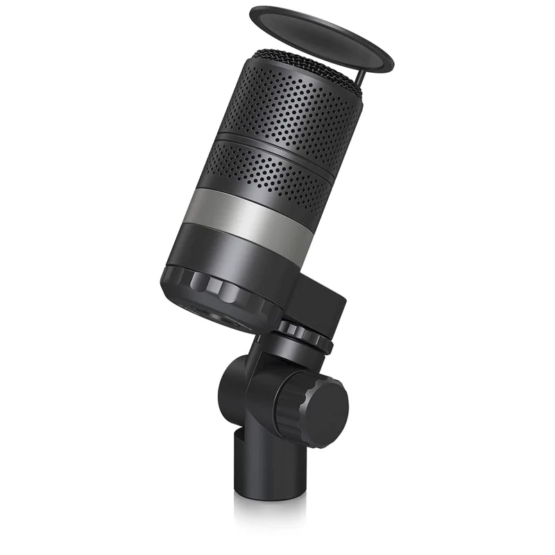 TC Helicon GoXLR MIC Dynamic Broadcast Microphone with Integrated Pop Filter | Professional Dynamic XLR Microphone | Black