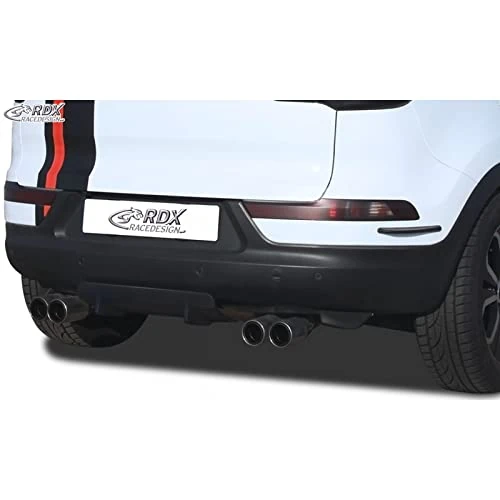 RDX Racedesign Rear bumper skirt 'Diffusor U-Diff' compatible with Kia Sportage (SL) 2010-2015 (PU) - Image 1