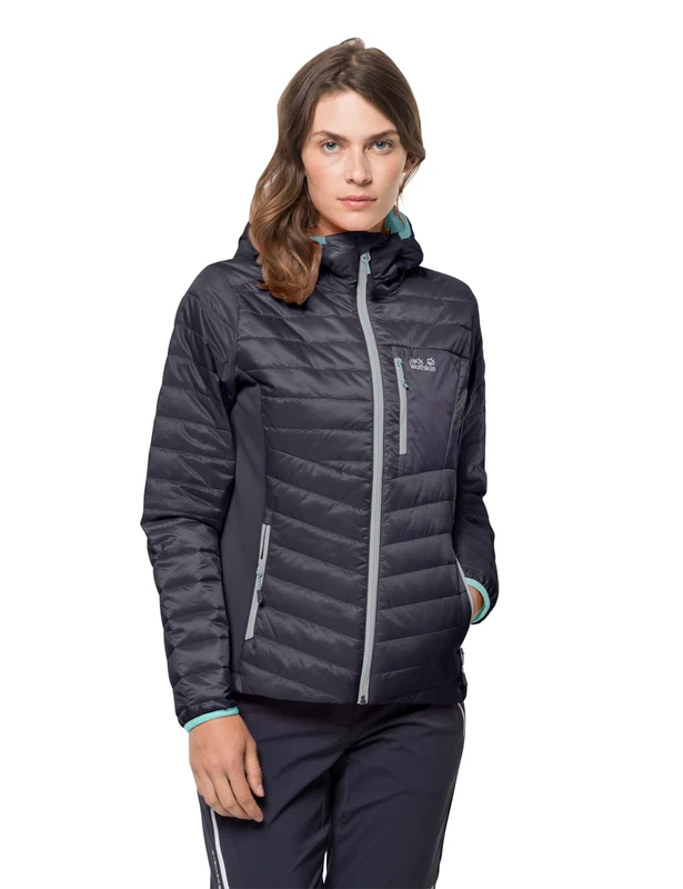 Jack Wolfskin Women's Routeburn Jacket W, Graphite, L