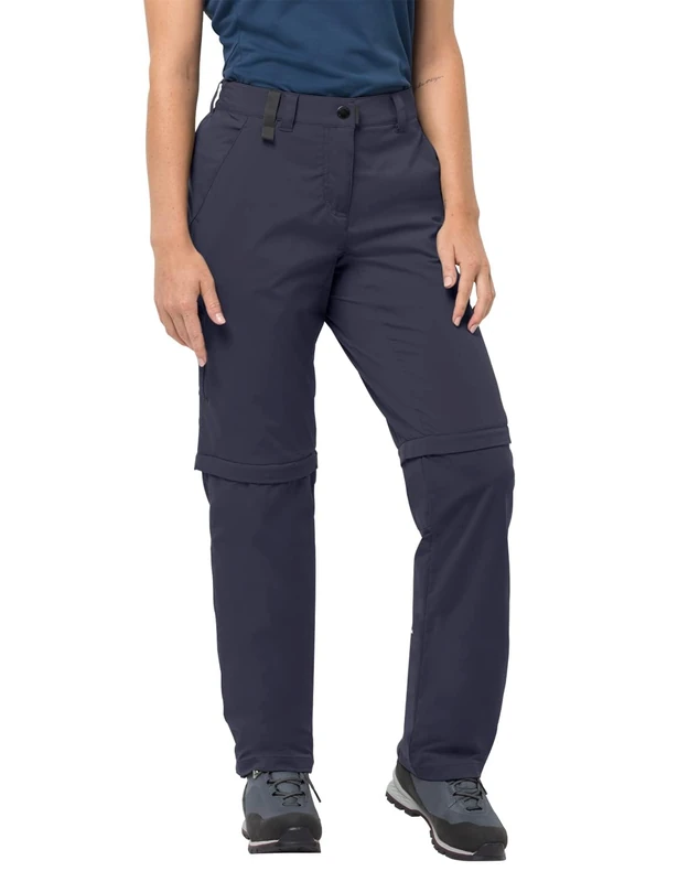 Jack Wolfskin Activate Light Zip Off Women's Hiking Trousers Graphite