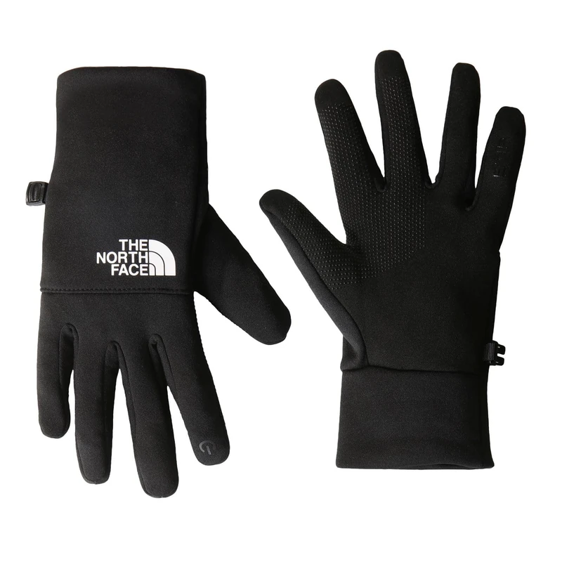 The North Face Etip Gloves Tnf Black-Tnf White Logo S