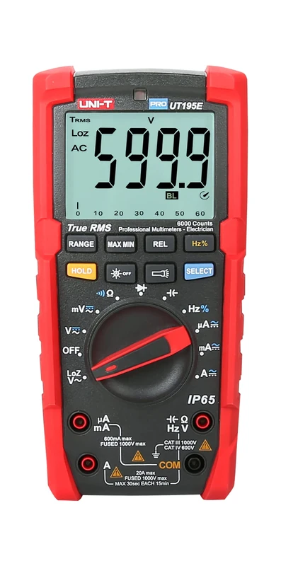 Uni-T UT195E PRO/MIE0295 True RMS LCD Screen Universal Meter