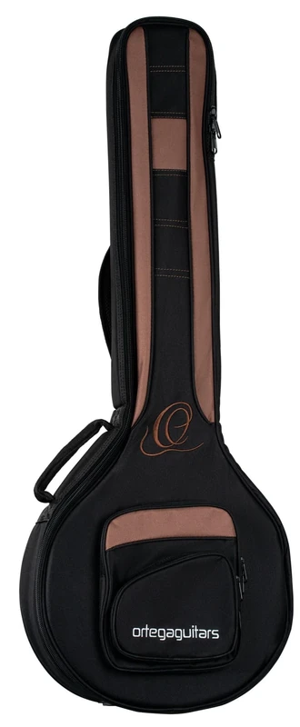 Ortega Guitars Pro Series Bag - Banjo Bag - Height 100 cm - Wide Neck Brace - Shoulder Straps - Nylon, Black (ONB-BJ)