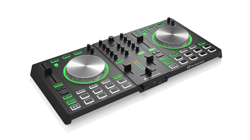 The Next Beat by Tiësto DJ Controller - Easy Professional Learning - UK Plug - Online Lessons & DJ Apps Included - Free 30-day Beatport Music Trial - Image 1