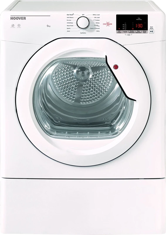 Hoover H-DRY 300 HLEV9DG 9Kg Vented Tumble Dryer - White - C Rated