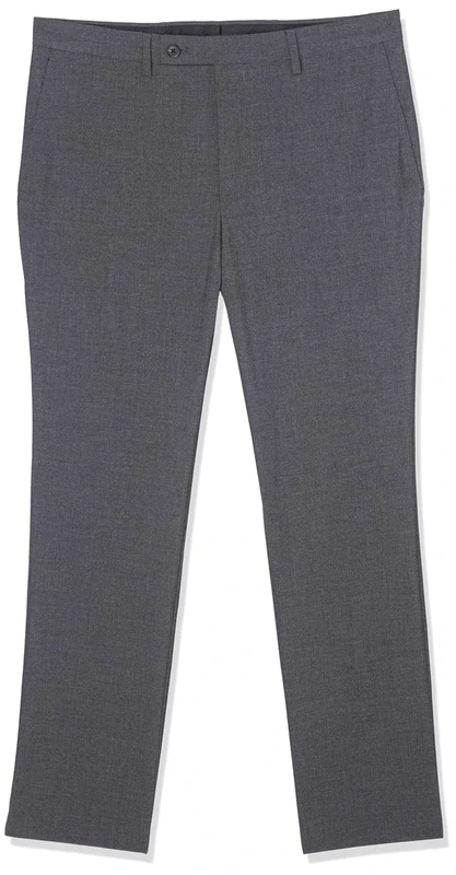 DKNY Men's Suit Dress Pants, Charcoal Solid, 36W x 34L