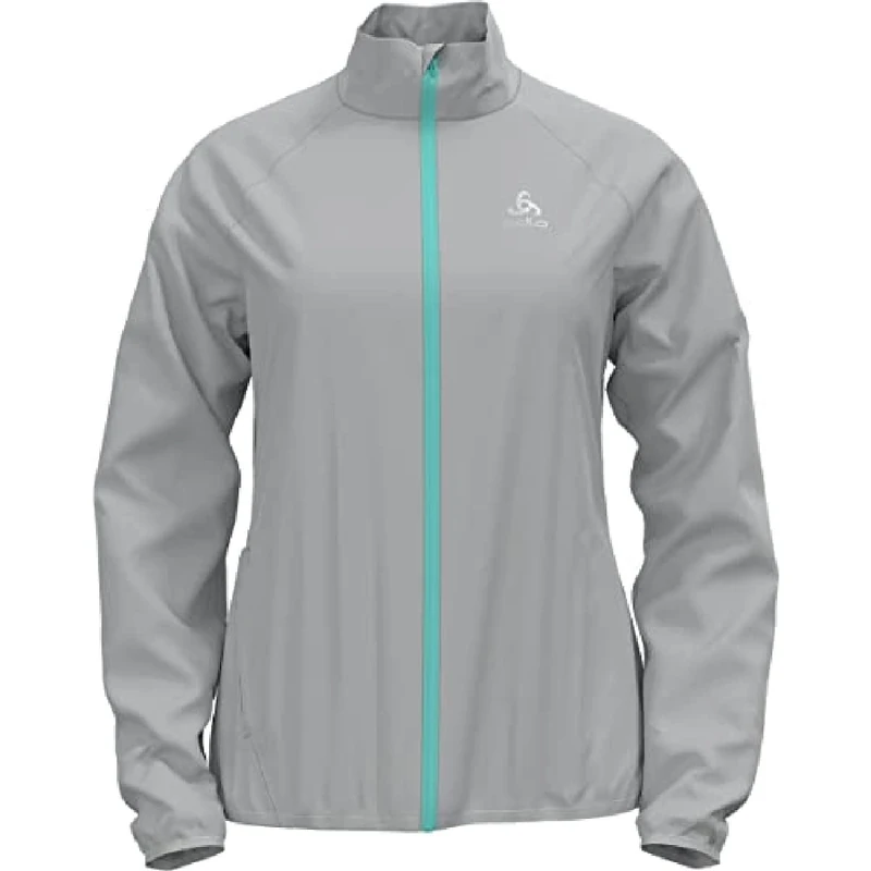 Odlo Women Running jacket ZEROWEIGHT, odlo silver grey - polynya, XL