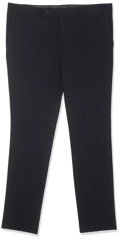 DKNY Men's Suit Dress Pants, Black Solid, 34W x 32L