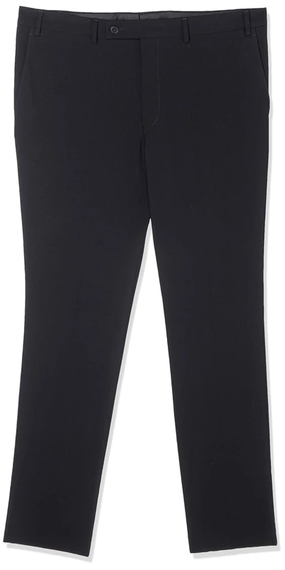 DKNY Men's Suit Dress Pants, Black Solid, 33W x 30L